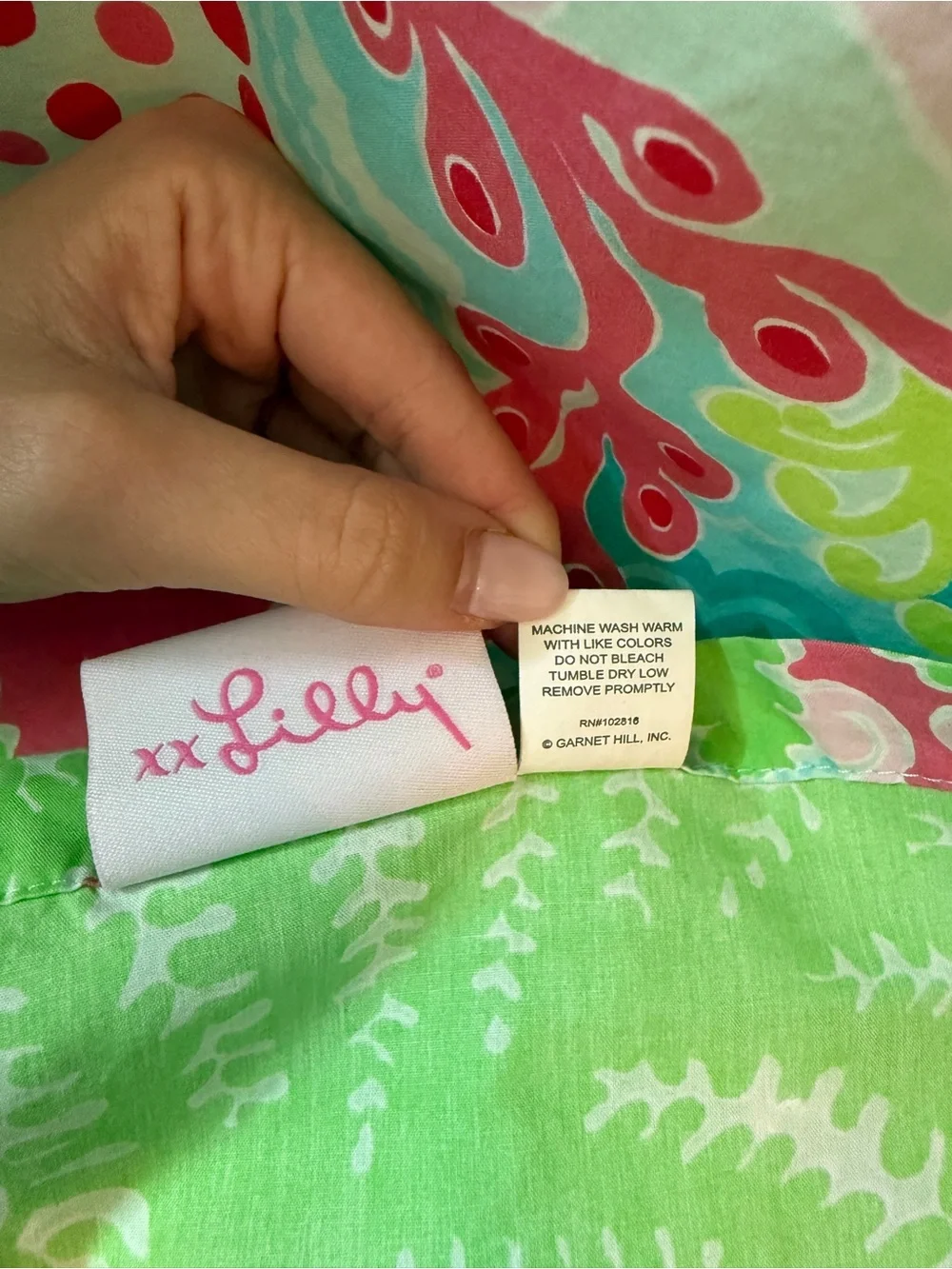 Lilly Pulitzer Checking In Shower Curtain